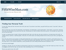 Tablet Screenshot of fifthwiseman.com